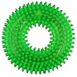 Zielony Gryzak dla Zwierząt z Piszczkiem, Wytrzymały i Bezpieczny