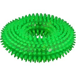 Zielony Gryzak dla Zwierząt z Piszczkiem, Wytrzymały i Bezpieczny