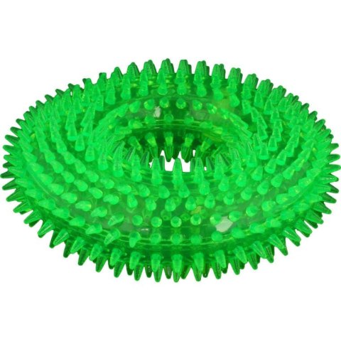 Zielony Gryzak dla Zwierząt z Piszczkiem, Wytrzymały i Bezpieczny