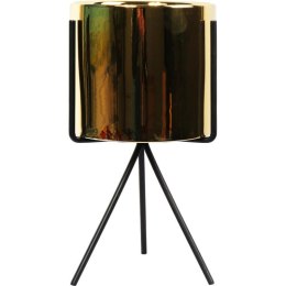 Złota Ceramiczna Osłonka na Metalowym Trojnogu 27 cm