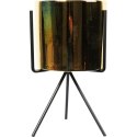 Złota Ceramiczna Osłonka na Metalowym Trójnogu 30x16cm