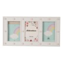 Biała Ramka Dekoracyjna z Podświetleniem LED 40x20cm
