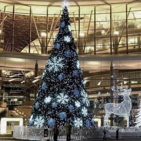 Biały Girlanda LED na baterie, 100 Lamp Choinkowych w kształcie Łezek, Energooszczędne