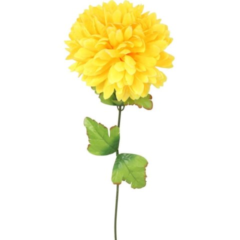 Chryzantema Sztuczna Pojedyncza Żółta - Dekoracja Cmentarna Wysokiej Jakości