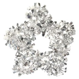 Dekoracja świąteczna Gwiazda do zawieszenia z folii srebrna