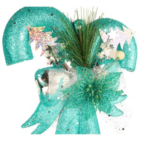 Dekoracja świąteczna - zawieszka turkusowa