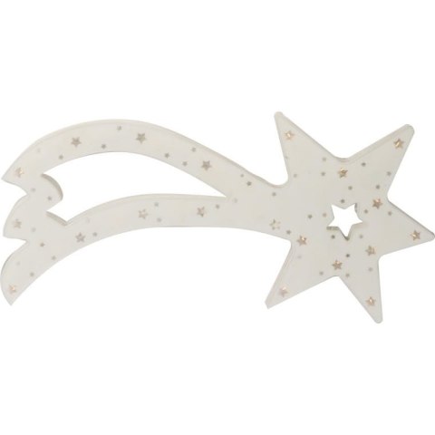 Dekoracyjna Kometa Świetlna z 20 Białymi LED do Powieszenia - Zasilanie Sieciowe