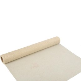 Ekskluzywna Organza Tiulowa z Brokatem Świecąca w Nocy, Kolor Kremowy