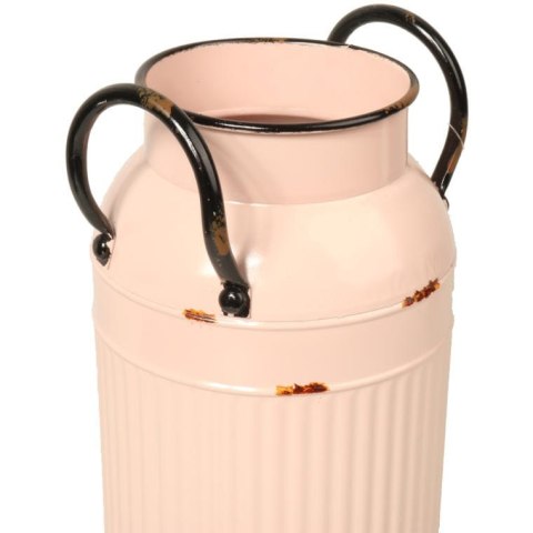 Kanka Vintage w Kolorze Pudrowego Różu z Efektem Postarzenia 21x13 cm