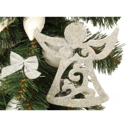 Komplet, 2 aniołków brokatowych, XCN-20782