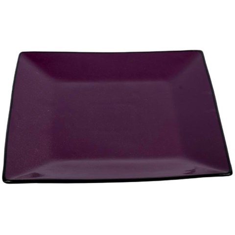 Komplet Ceramicznej Zastawy Stołowej w Odcieniu Fioletu