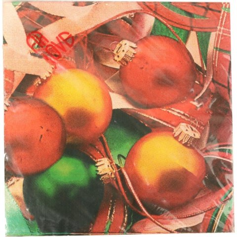 Komplet Serwetek papierowych z bombkami