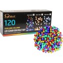 Lampki Choinkowe Solary 120 LED Multikolor do Oświetlenia Ogrodowego
