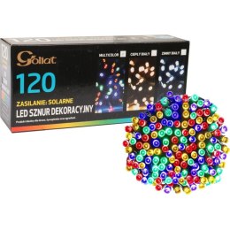Lampki Choinkowe Solary 120 LED Multikolor do Oświetlenia Ogrodowego