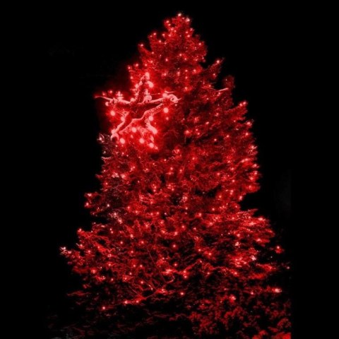 Lampki choinkowe 25 led na baterie czerwone