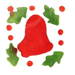 Naklejka żelowa na okno Dzwonek czerwony