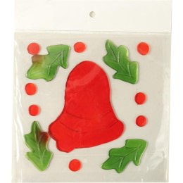 Naklejka żelowa na okno Dzwonek czerwony