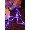 Niebieska Wstążka Dekoracyjna z 50 Diodami LED do Użycia Wewnętrznego, 3m
