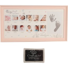 Pamiątkowa Ramka na Zdjęcia i Odciski Dziecka Na Pierwszy Rok Życia
