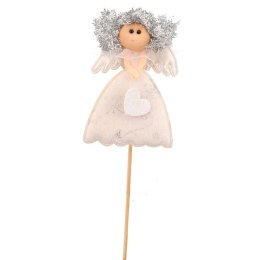 Pik bożonarodzeniowy anioł w kolorze białym