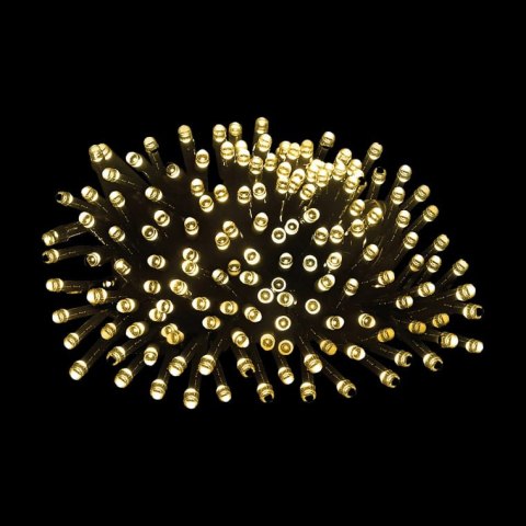 Programowalne Lampki Choinkowe LED 144 Ryż - Ciepły Biały, Zasilanie Sieciowe, do Użytku Zewnętrznego IP44