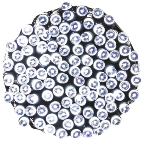 Ring z 80 Lampkami Choinkowymi LED do Wnętrz, Kolor Zimny Biały, Zasilane Sieciowo