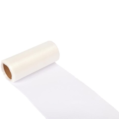 Różowa Organza na Szpuli o Szerokości 12 cm i Długości 9m