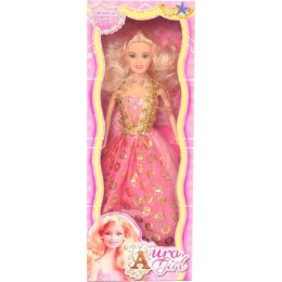 Różowo-Złota Księżniczka: Lalka Prezentowa w Eleganckim Opakowaniu