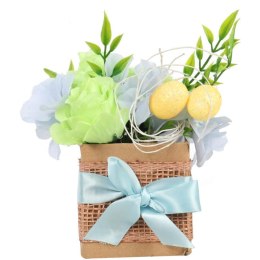 STROIK WIELKANOCNY FOWER BOX JAJKA NIEBIESKI