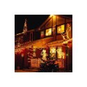 Sznur Zewnętrznych Lamp Choinkowych 400 LED Ciepły Biały IP44, Długość 19,95 m