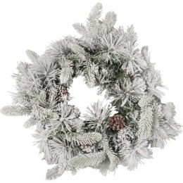 Wianek Świąteczny z Oświetleniem LED i Efektem Pierwszego Śniegu