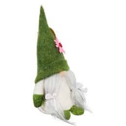 Wiosenny Skrzat-Dekoracja Wielkanocna z Warkoczami, Kolor Zielony, 15 cm