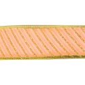 Wstążka dekoracyjna pomarańczowo złota 4 cm x 2,7 m