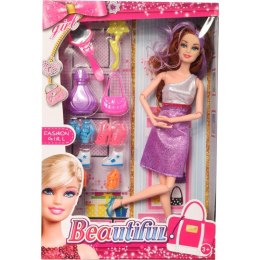 Zestaw prezentowy: Lalka z akcesoriami - Torebka, Buty, Lusterko