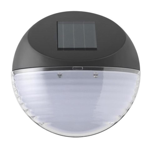 Automatyczna Lampa Schodowa Solar LED w Kolorze Czarnym z Czujnikiem Zmierzchu i Akumulatorem AA