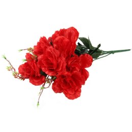 BUKIET 7 RÓŻ KWIAT SZTUCZNY CZERWONE 70 CM