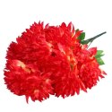 BUKIET 7 SZTUCZNYCH CHRYZANTEM W KOLORACH ŻÓŁTO-CZERWONYCH O WYSOKOŚCI 65 CM
