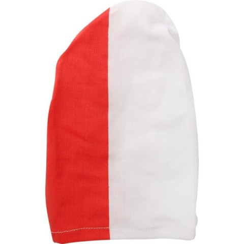 Biało-Czerwone Pokrowce na Lusterka Samochodowe w Barwach Polski - Zestaw 2 Sztuk