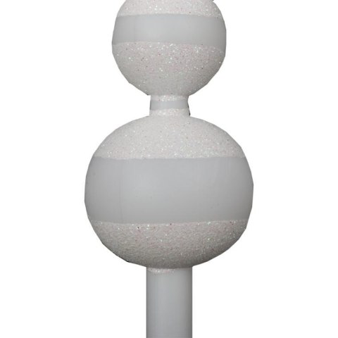 CZUBEK PLASTIKOWY NA CHOINKĘ SZPIC NA CHOINKĘ 28 CM