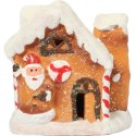 Ceramiczny Domek z Piernika z Podświetleniem LED 9cm - Świąteczna Dekoracja