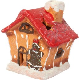 Ceramiczny Domek z Piernika ze Światłem LED - Świąteczna Dekoracja