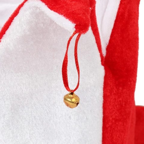 Czapka-cylinder z dzwonkami Kibic Polski Biało-Czerwona.