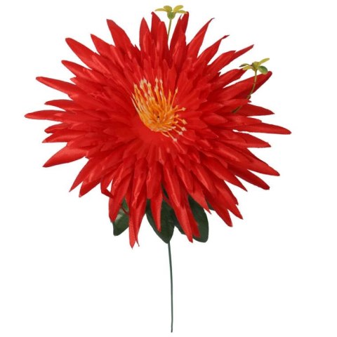 Czerwony Sztuczny Kwiat Aster o Wysokości 55 cm