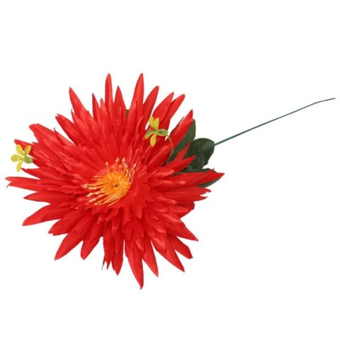 Czerwony Sztuczny Kwiat Aster o Wysokości 55 cm