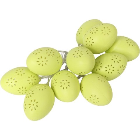 Dekoracyjne Lampki LED w Kształcie Zielonych Jaj Wielkanocnych