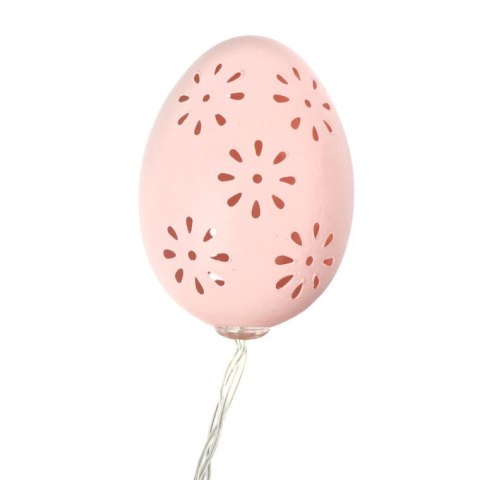Dekoracyjne Różowe Lampki LED w Kształcie Jajek Wielkanocnych