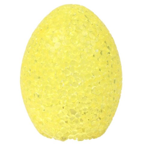 Dekoracyjne Świecące Jajko LED Wielkanocne Żółte z Ciepłym Białym Światłem