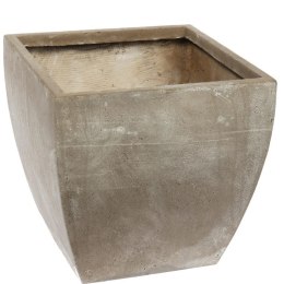 Donica Trapezoidalna XL Wytrzymała na Warunki Atmosferyczne w Kolorze Szaro-Beżowym