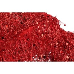 Dzwon z sizalu czerwony z brokatem 27cm