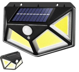 Energooszczędna Lampa Solarna 2000 Lumen z Czujnikiem Ruchu i Zmierzchu, Akumulator 1200mAh